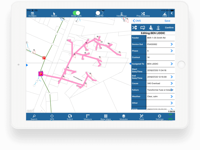 outage management desktop hero gis solutions